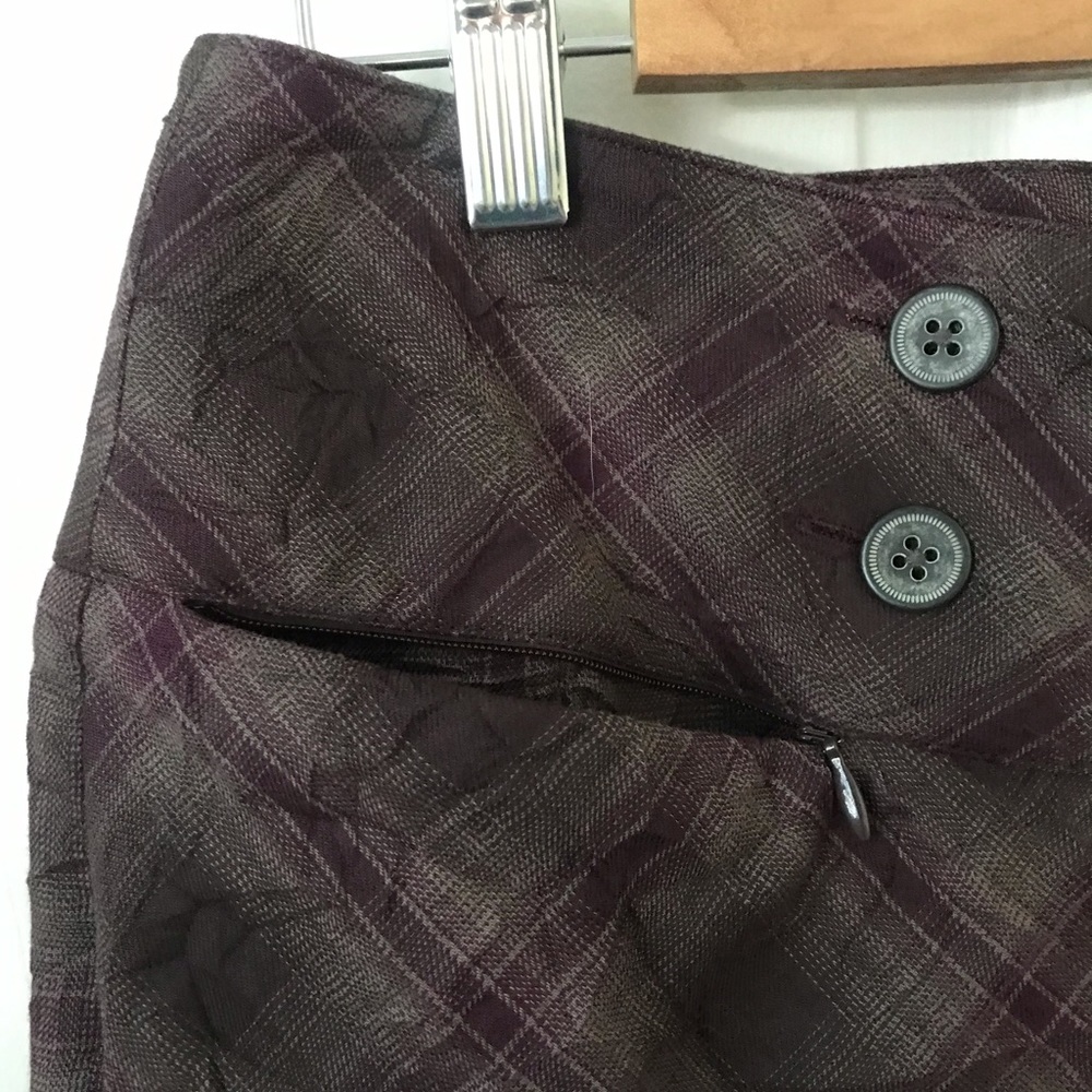 Royal Robbins ‘Blackberry’ crimped flannel skirt - Picture 2 of 16